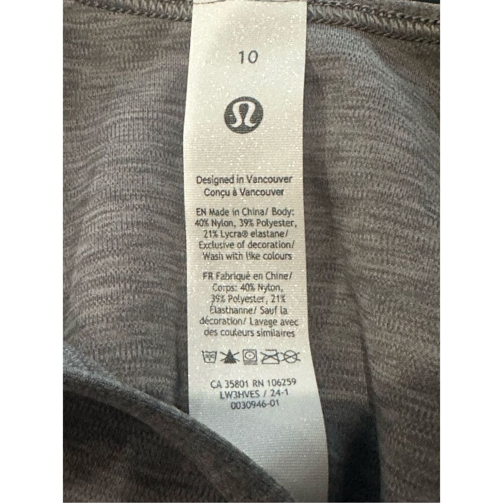 Lululemon NWT size 10 Align long sleeve shirt - gray - Picture 6 of 7